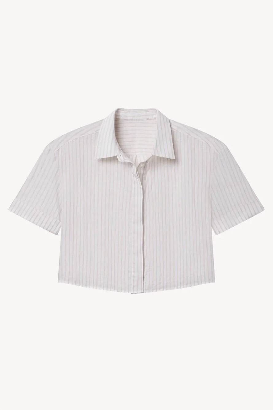 NEW A.L.C. women's mel top in ivory/desert beige